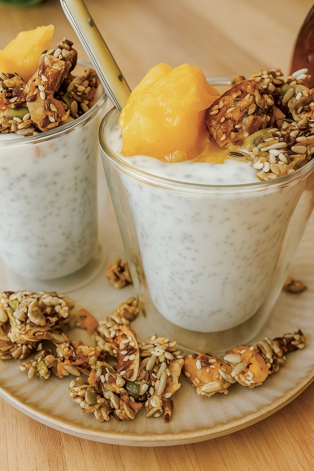 Nectarine and Chia Pudding