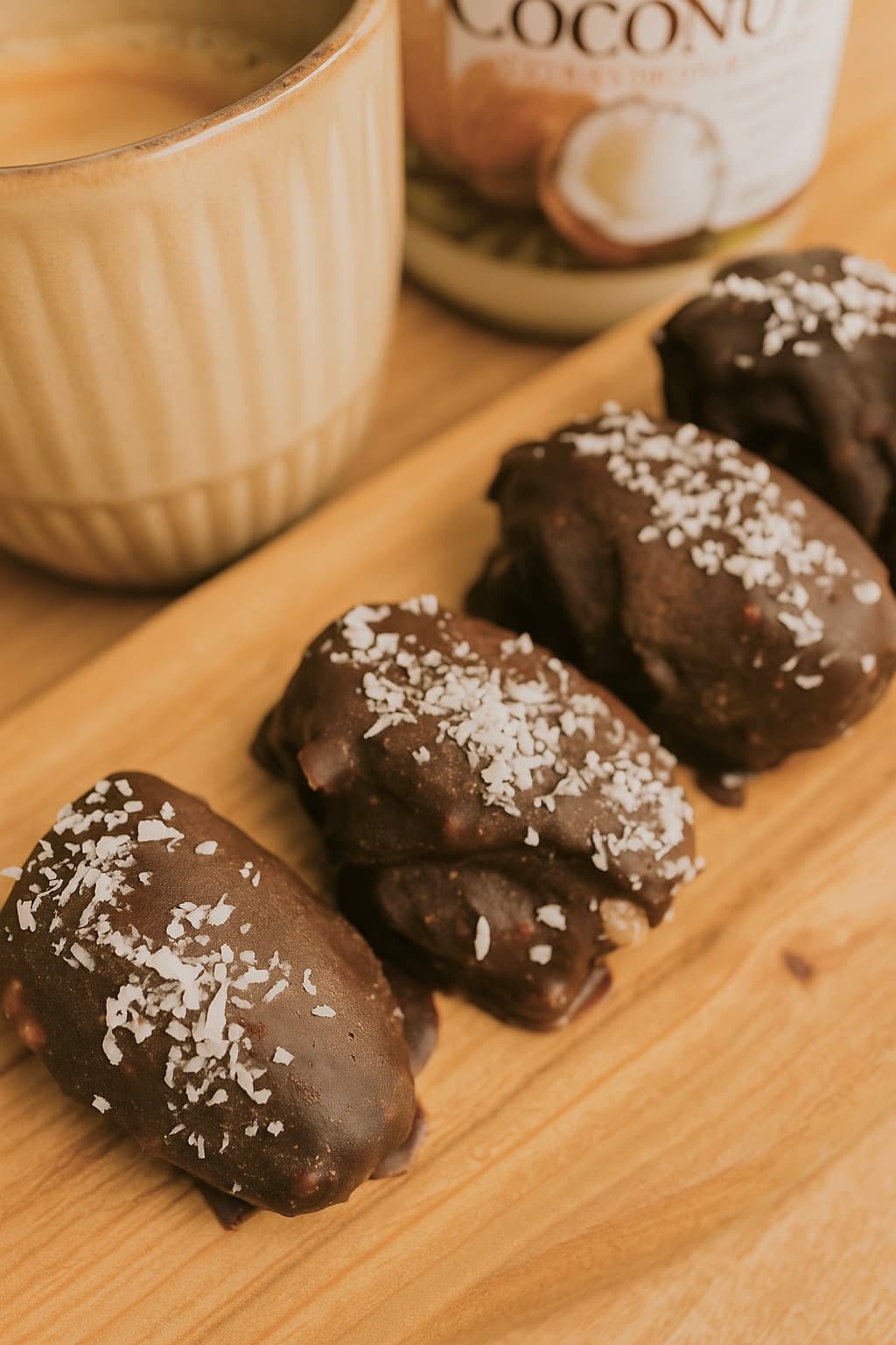 Nutty chocolate dates