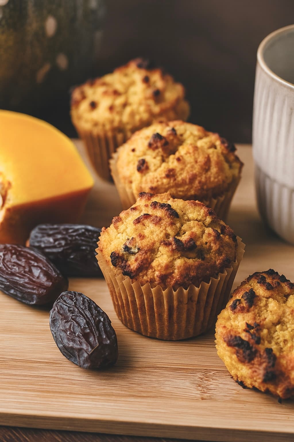 Pumpkin and Date Muffins